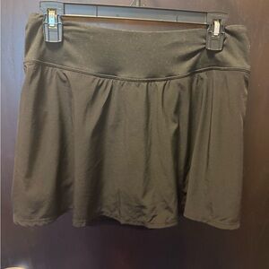 Black Mini Skort with built in shorts